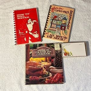 VINTAGE cookbooks and recipe cards 70s Rare!